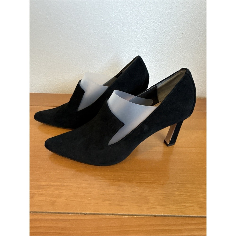 Donald Pliner Louisa Black Suede Pumps Women's‎ Shoes Size 6.5